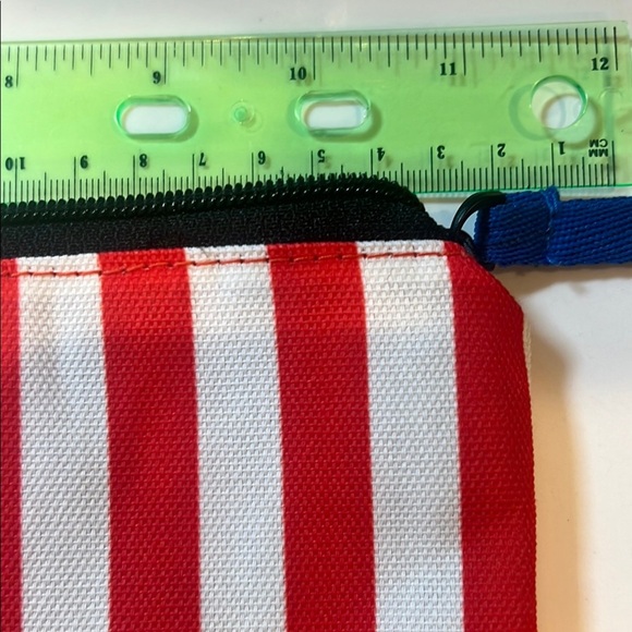 NWT IKEA Red Striped and Blue Polka Dot Cosmetic Pouches Set of 2 Cute Gift Set - Picture 11 of 16